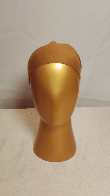 Plain Tie Back Cap  - Caramel
